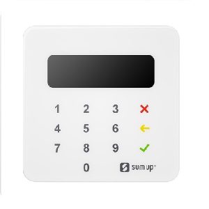 SumUp Air tilkobles telefonen eller nettbrettet via Bluetooth og så er du klar til å ta imot kontantløse betalinger.