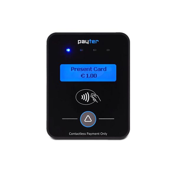 Payter P66 Ideell løsning for selvbetjente salgssteder som har minimal plass til å integrere en NFC-terminal.