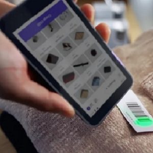 Zettle terminal med strekkodeleser