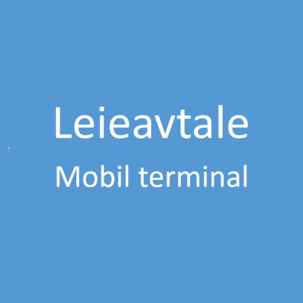 Leieavtale mobil terminal