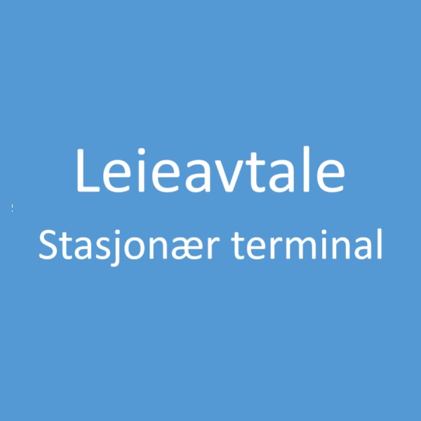 Leieavtale stasjonær terminal
